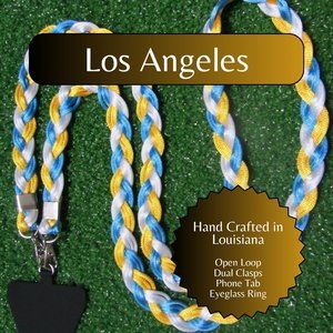 Braided Universal Phone Lanyard, Sports Team Colors, Los Angeles Football